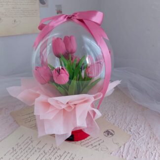 MAGIA BUNGA BALON | bunga balon anti kempes | bunga dalam balon | balon akrilik | balon mika