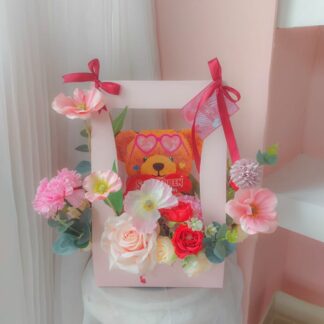 HANDY BOX + CHOCOLATE| Buket bunga coklat