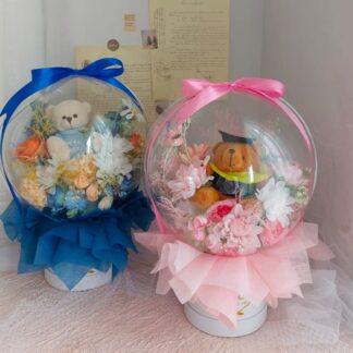 MAGIA D33 BUNGA BALON | bunga balon anti kempes | bunga dalam balon | balon akrilik | balon mika