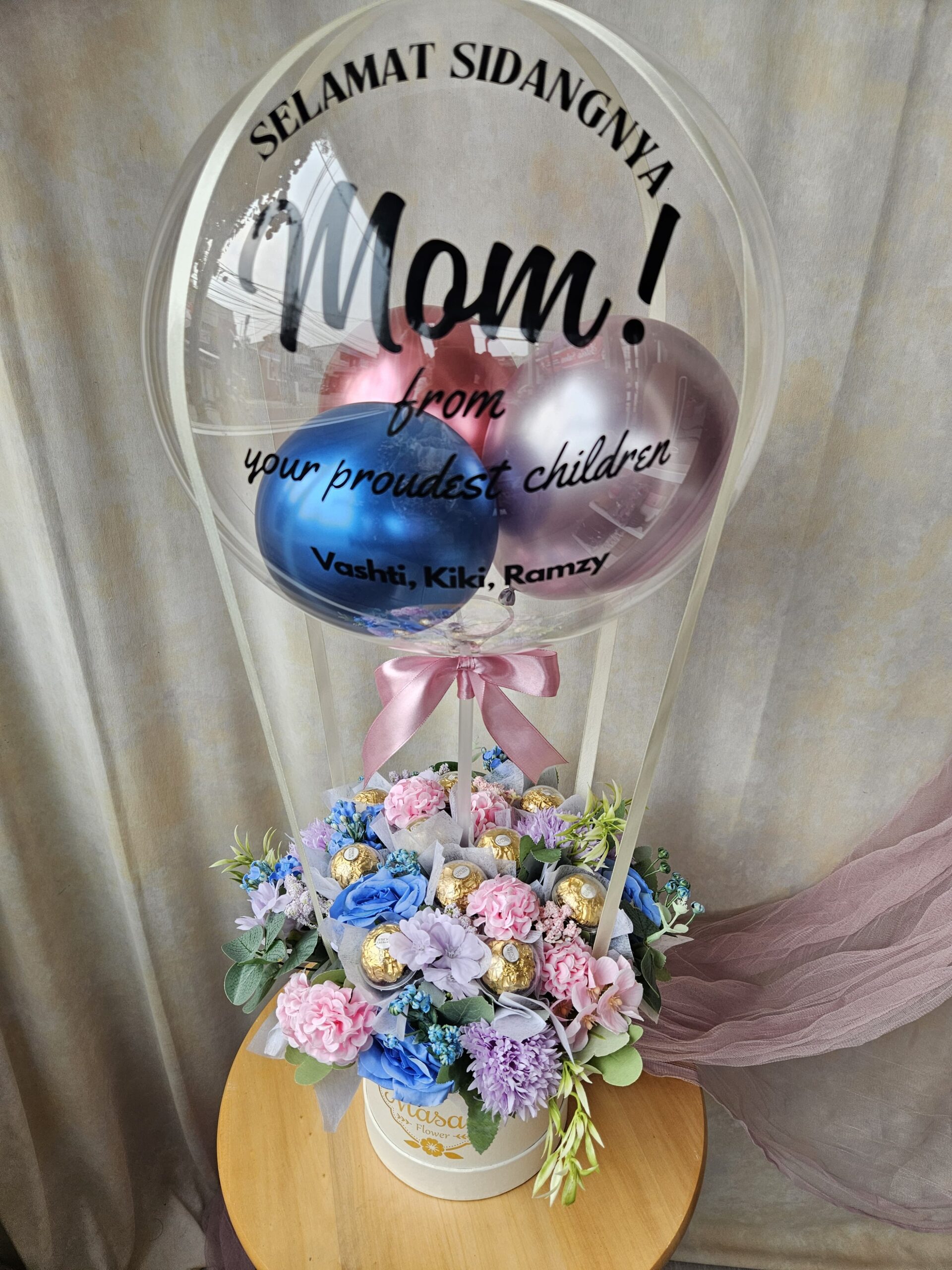 BALLOON BLOOM BOX D15 | buket bunga balon | bunga balon udara - led - Image 8
