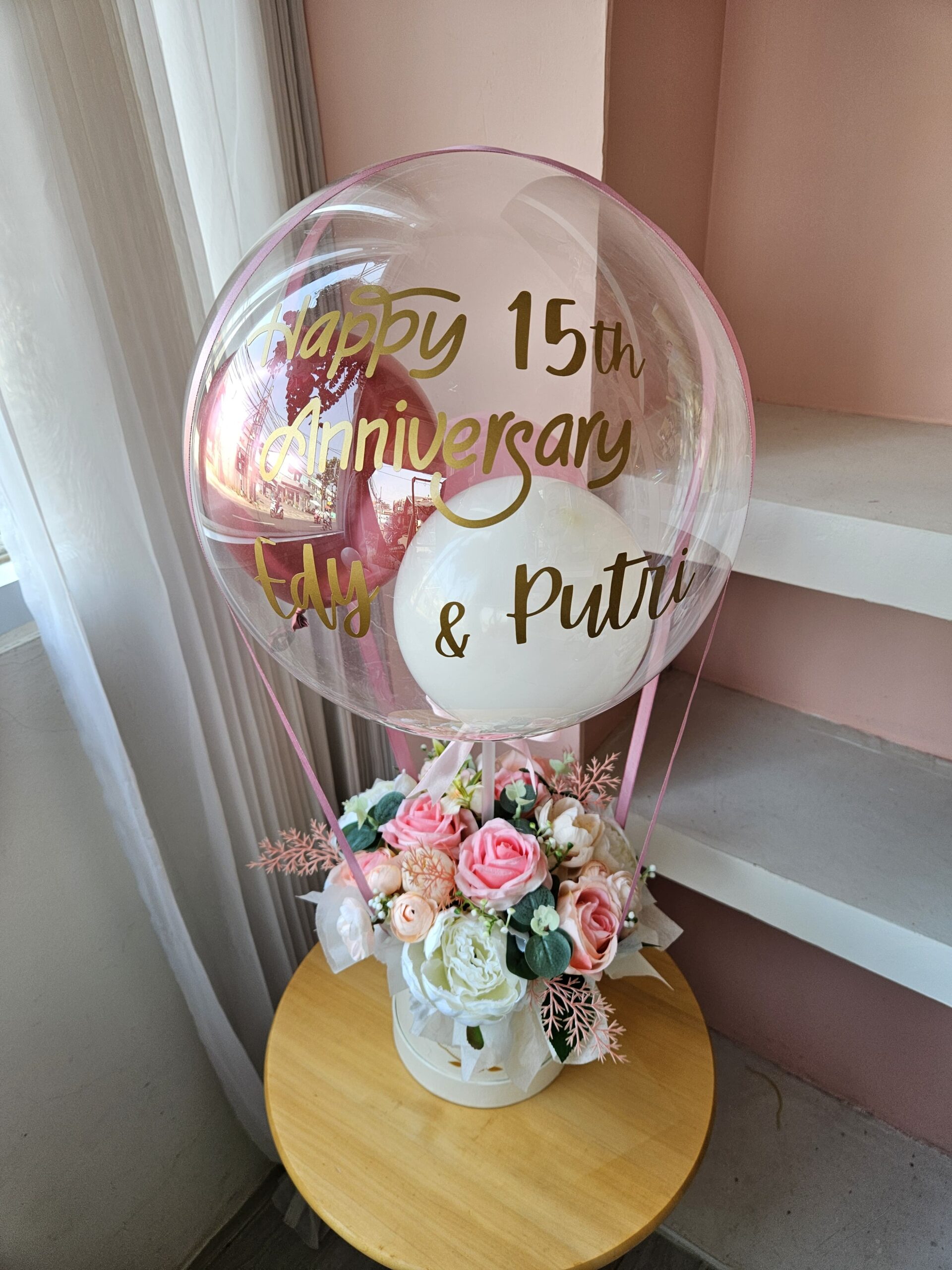 BALLOON BLOOM BOX D15 | buket bunga balon | bunga balon udara - led - Image 5