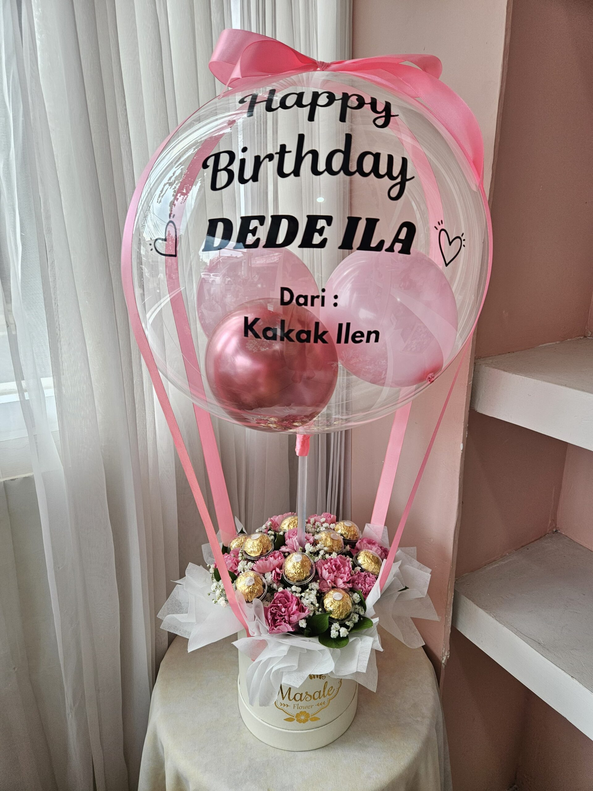 BALLOON BLOOM BOX D15 | buket bunga balon | bunga balon udara - led - Image 6