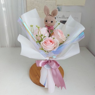 BUKET BUNGA BONEKA KELINCI