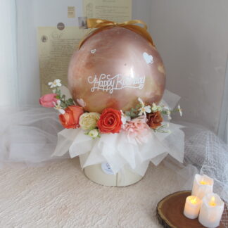 FLOWER BALLOON BLOOM BOX WITH DRAWER