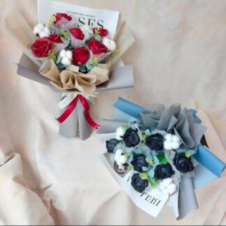 COTTON ROSE FLOWER | Artificial