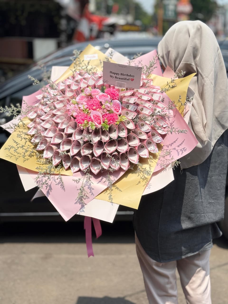 BUKET UANG | MONEY BOUQUET | BABIES BREATH - Image 10