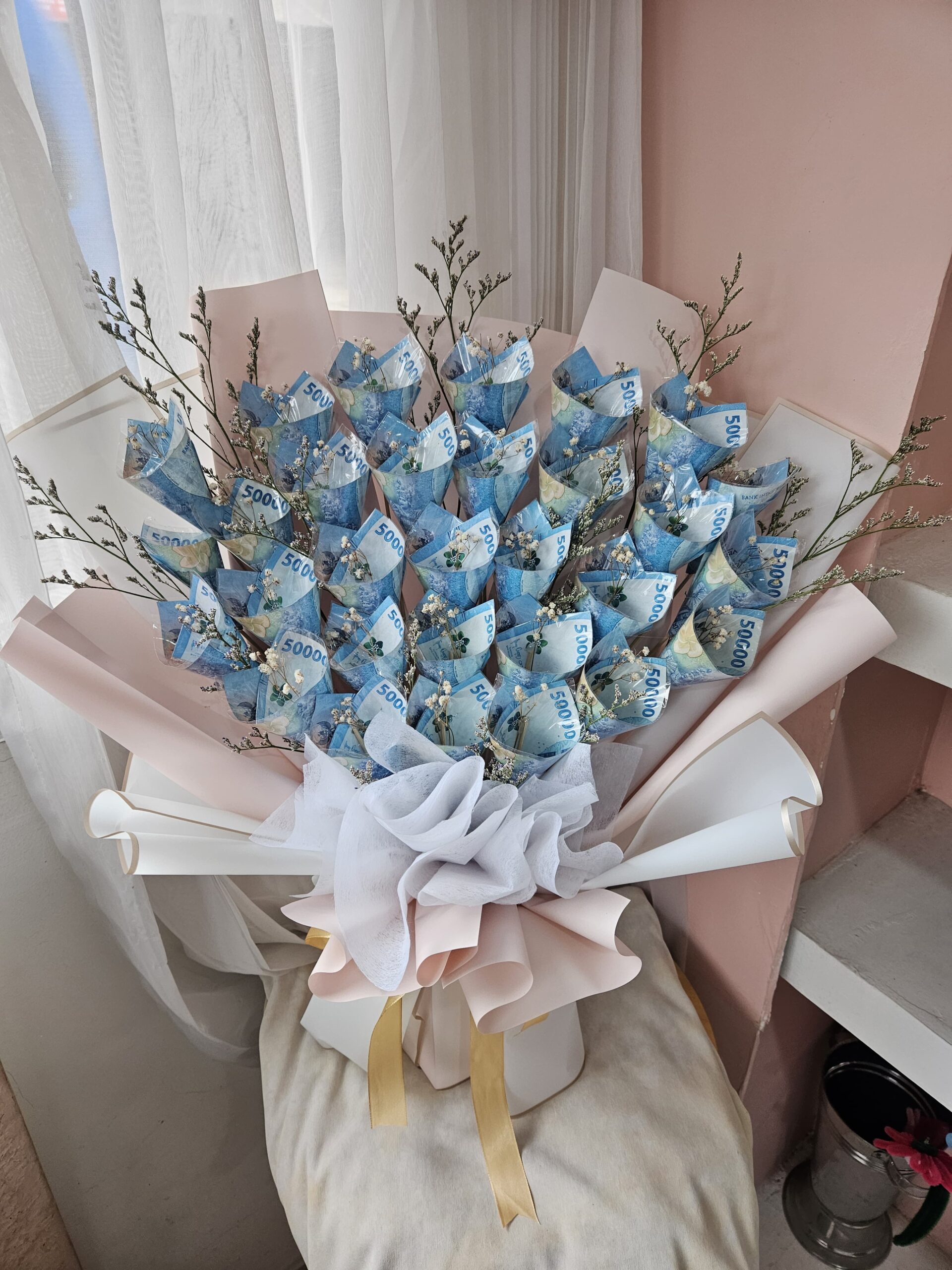 BUKET UANG | MONEY BOUQUET | BABIES BREATH - Image 8