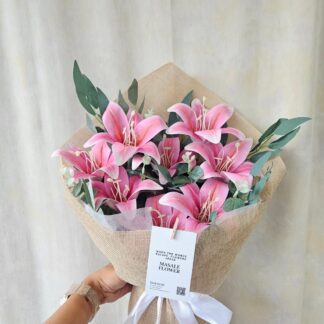 ARTIFICIAL LILY BOUQUET