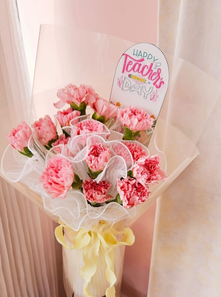 HANA CARNATION | BUKET CARNATION | BUNGA FRESH | Bunga Asli | Bunga Segar | Buket Birthday | Buket Wisuda